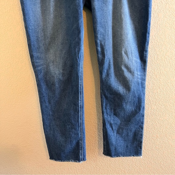 PAIGE Hoxton Slim Distressed High Rise Jeans Size 34 - Picture 3 of 11